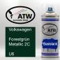 Preview: Volkswagen, Forestgrün Metallic 2C, U6: 400ml Sprühdose, von ATW Autoteile West.